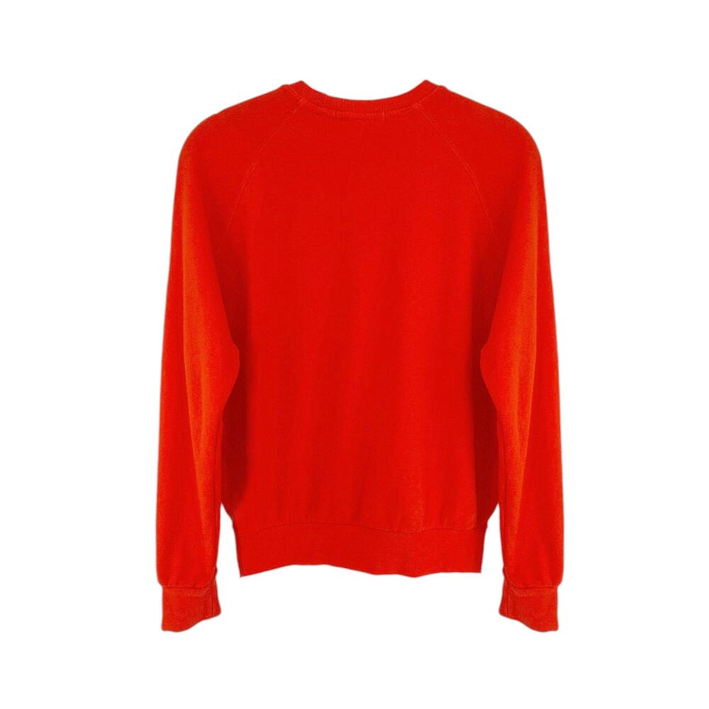 PERFECTWHITETEE Alexi French Terry Sweatshirt in Tomato S - Picture 4 of 11